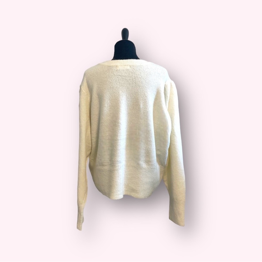 NWT 89 + Madison Long Sleeve Pom Pom Sweater - Picture 2 of 3